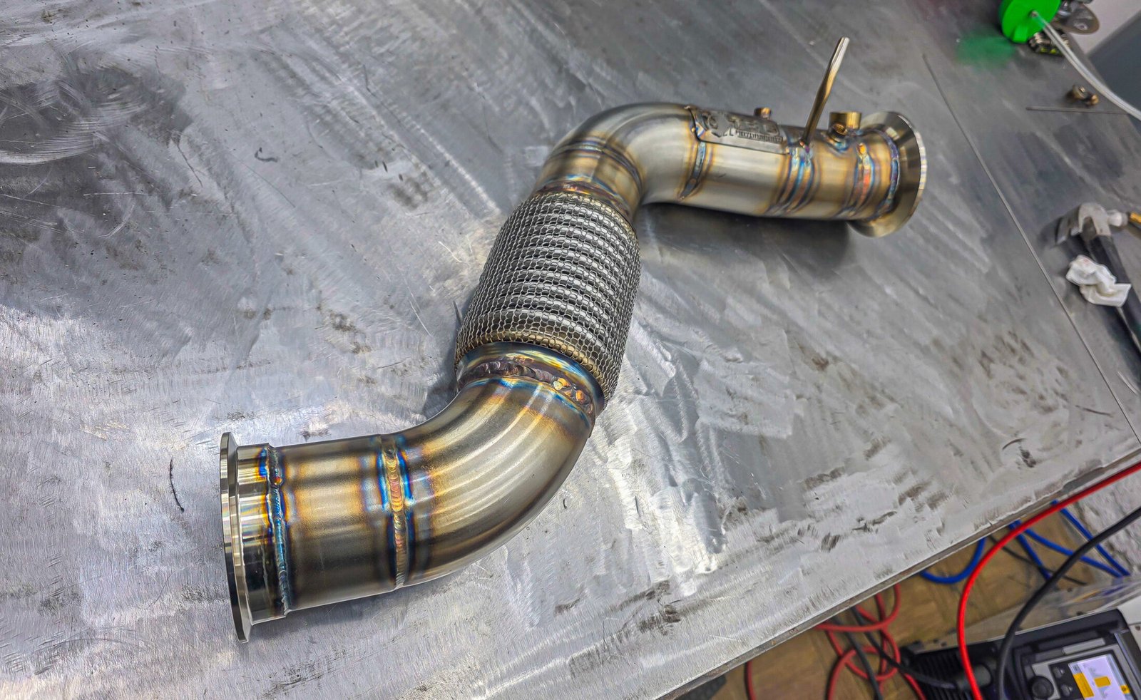 BMW 325d / 330d E9x – Downpipe 76 mm in AISI 304L - progetto TBG Motorsport - foto 2