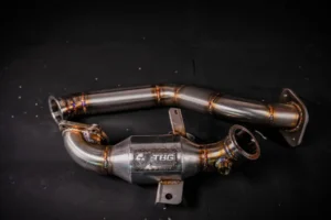 Downpipe 200 celle + frontpipe suzuki swift sport 2018-2020 1.4 boosterjet termica 140cv - foto 1