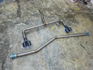 Scarico catback diretto Bmw x4 20d g02 190cv doppia uscita - foto 2
