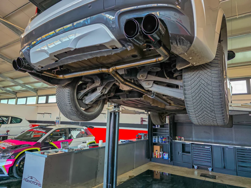 Scarico catback diretto Bmw x4 20d g02 190cv doppia uscita
